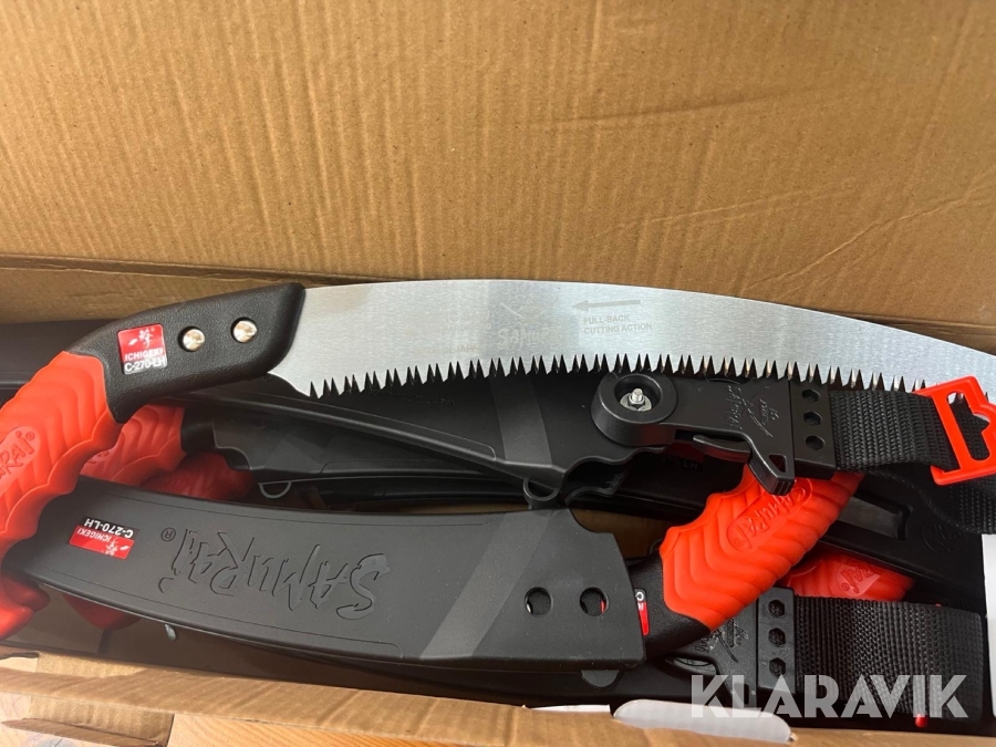 Parti med grensågar Samurai C-270-LH 6st