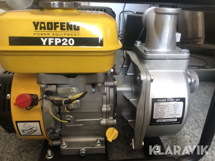 Dränerings pump (bensin)