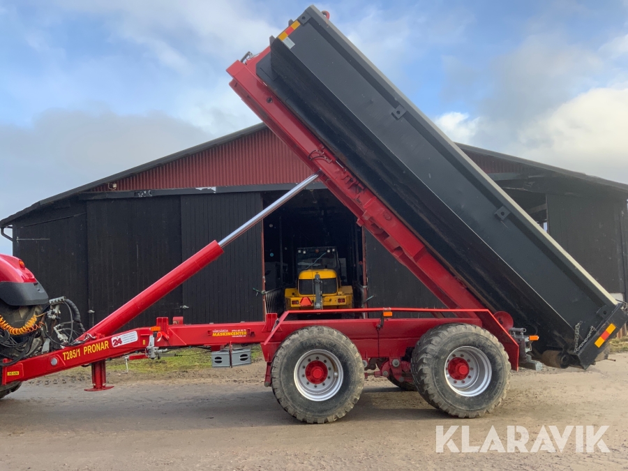 Lastväxlarvagn Pronar T285/1 med flak 11m3