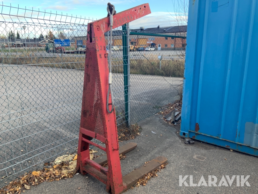 Pallgafflar för kran 2500 kg