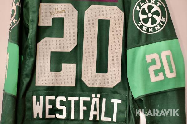 Marcus Westfält #20 i Färjestad BK - använd matchtröja 2022/23
