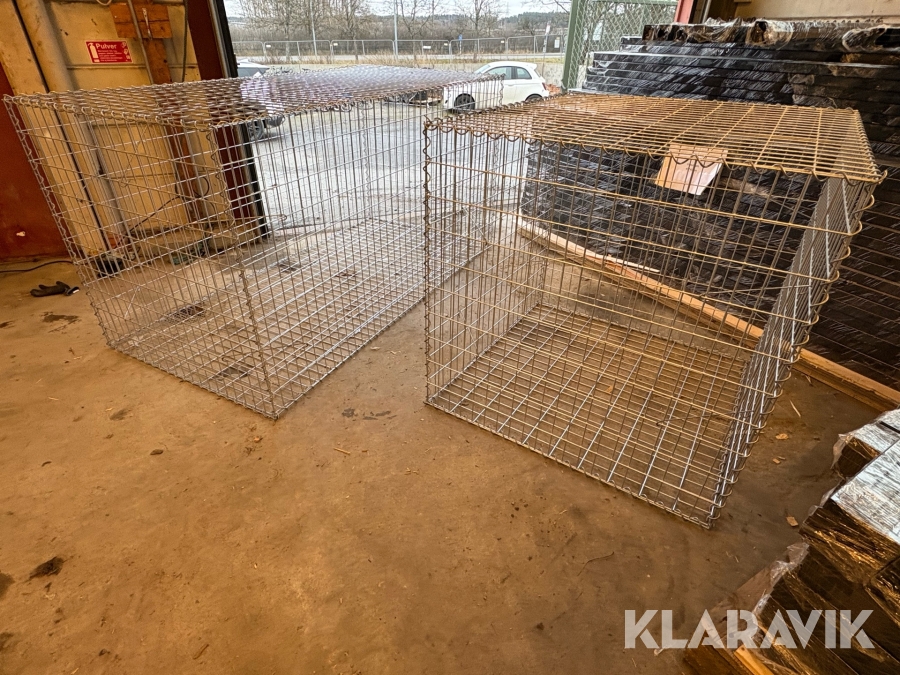 Gabioner i galvaniserad stål 20st