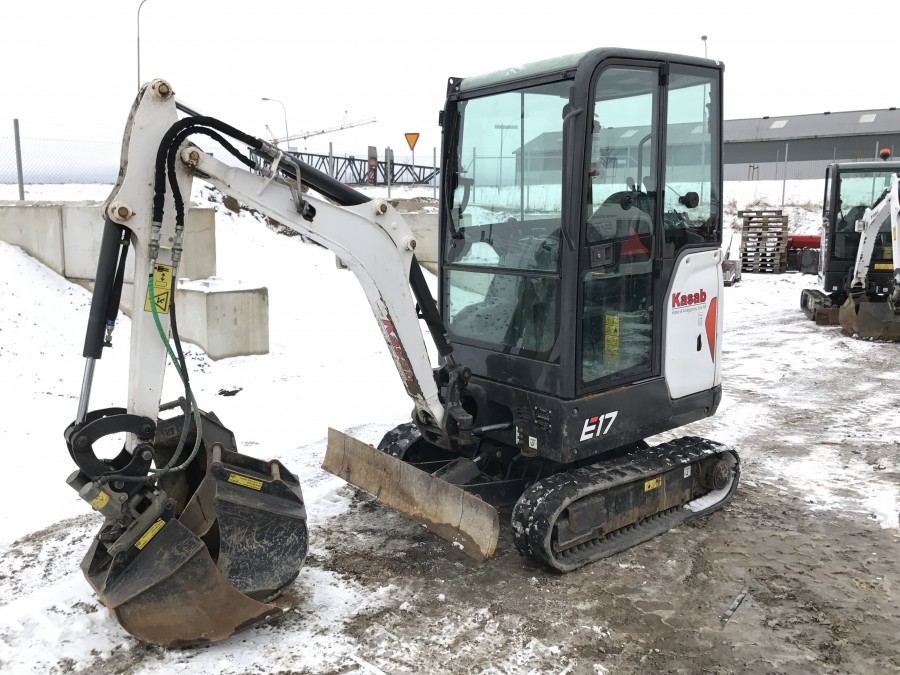 Bobcat E17 Minigrävare med tilt