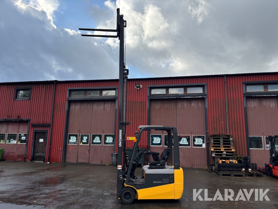 Motviktstruck Atlet ET-20L lyfthöjd 5150mm