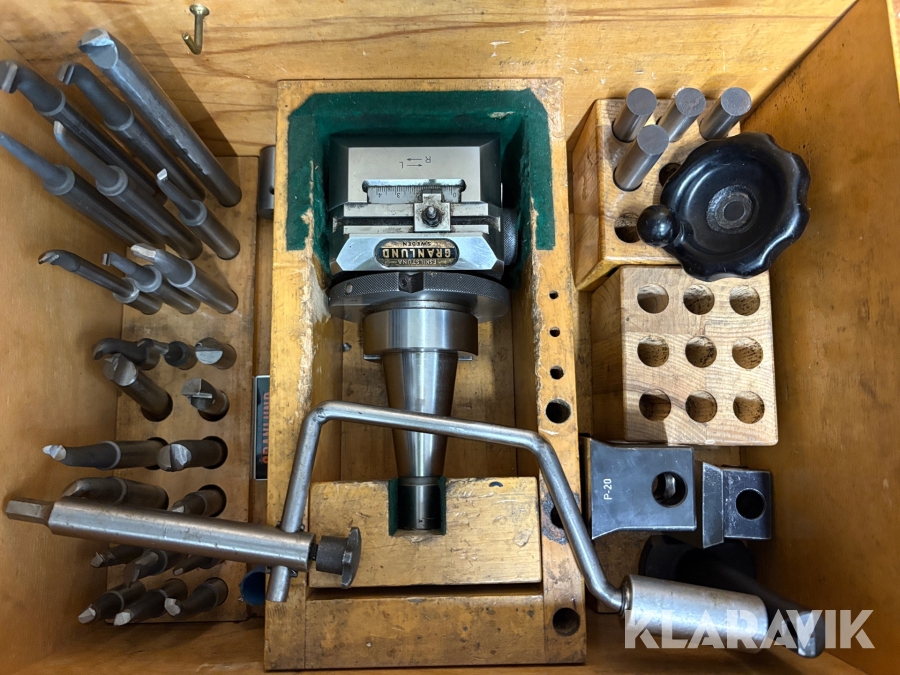 Plan- och ursvarvningsverktyg Granlund ISO 40