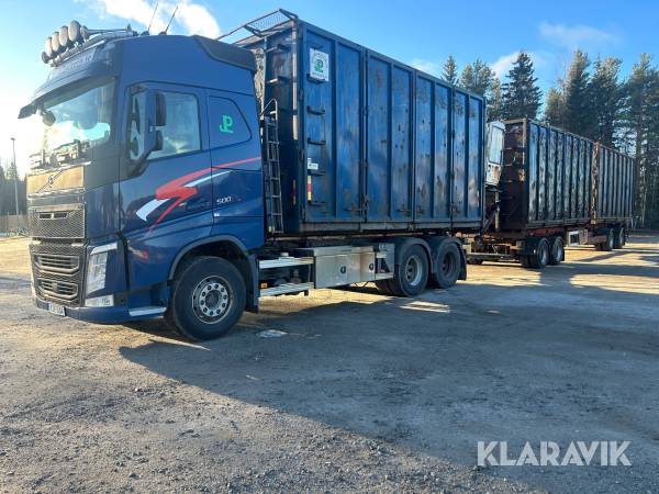 Lastväxlare Volvo FH500 med kran & släp