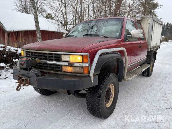 Veteranbil pickup V8 Chevrolet Silverado 2500 med utbytbart skåp