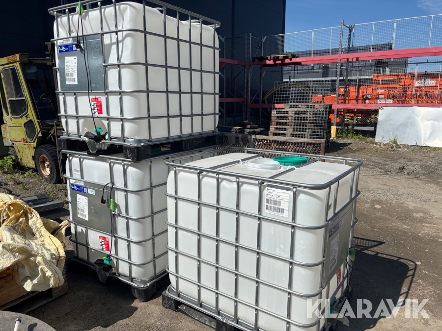 IBC behållare med värme 3st