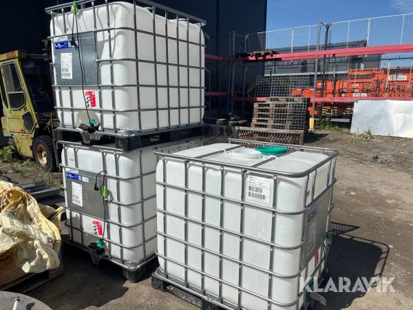 IBC behållare med värme 3st