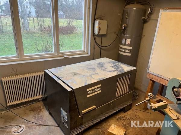 Kompressor med lufttank Atlas Copco LE9