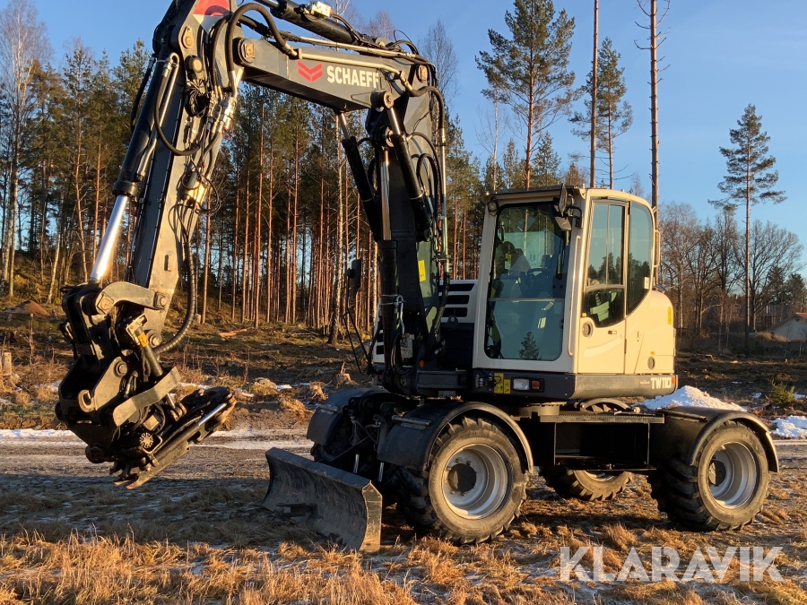 Grävmaskin Schaeff TW110 med tiltrotator
