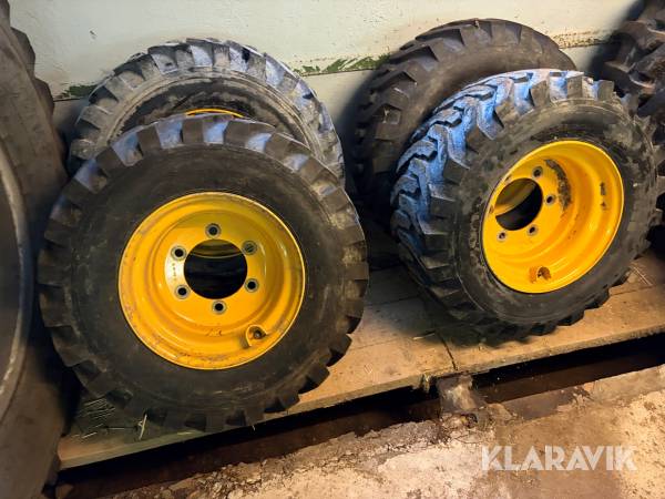 Däck med fälg Trion 12-16,5 4st