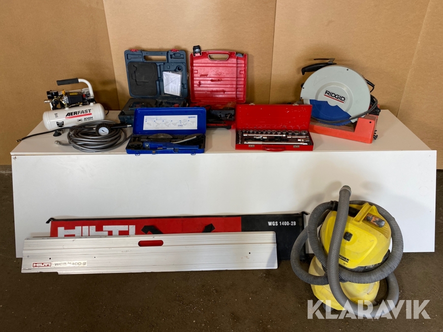 Blandade byggmaskiner