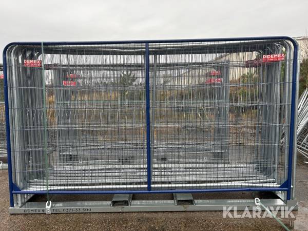 Blandat bunt med  Mobile Secure REINFORCED  och Mobile Secure SHAPED Byggstaket Demex 30 st