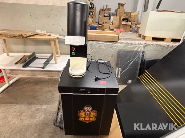 Glassmaskin med frys