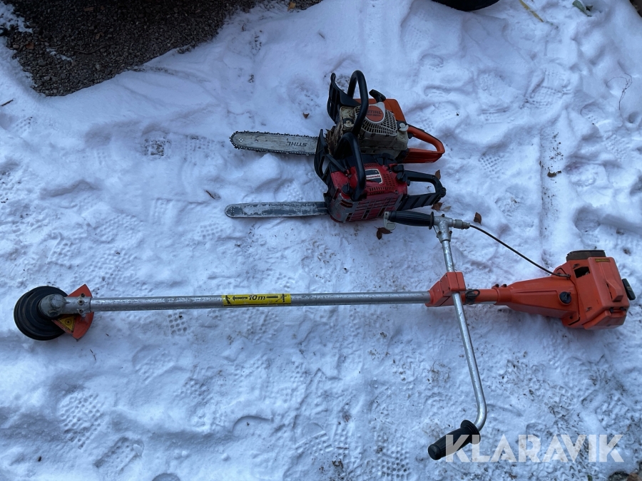 Röjsåg och motorsågar