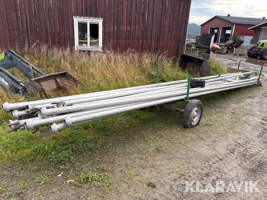 Bevattningsrör 18st med kopplingar