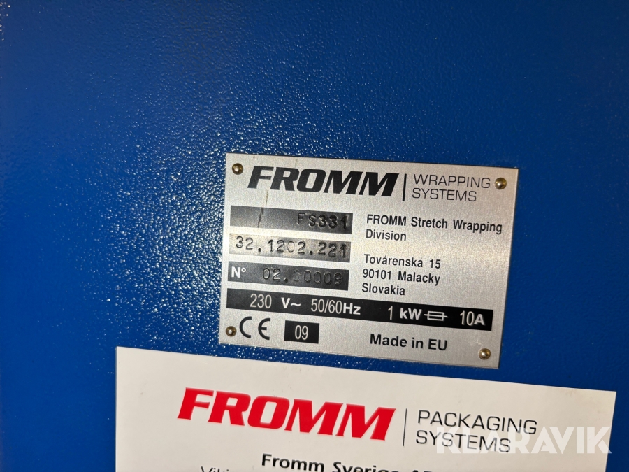 Sträckfilmsmaskin FROMM FS331