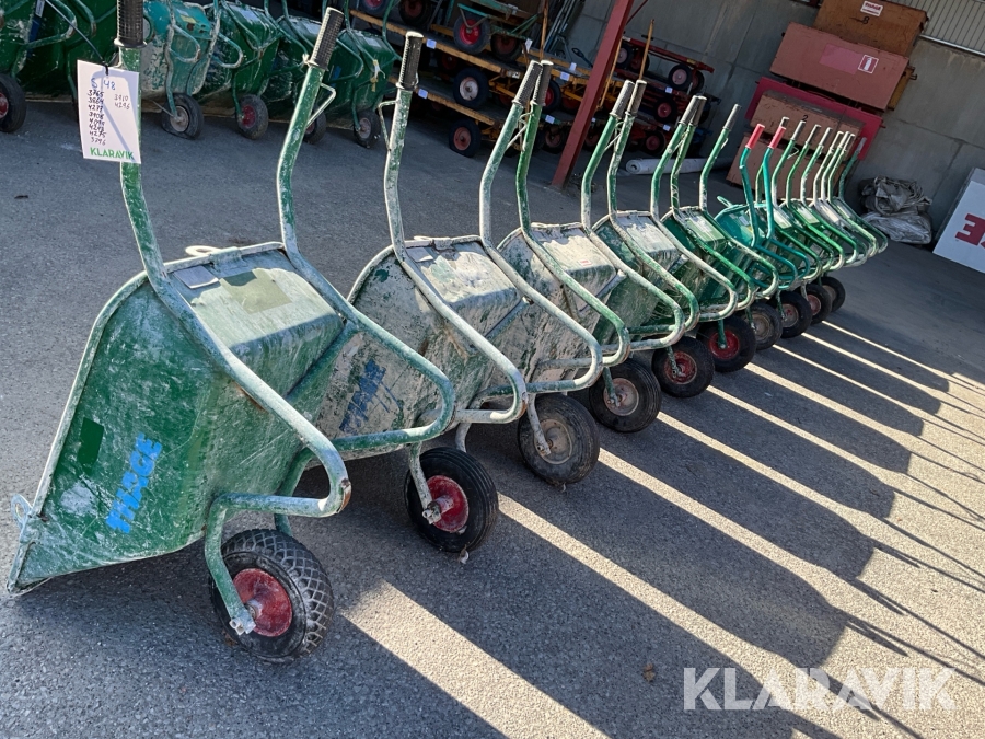 Brukskärra 10st Hörby Bruk Murbrukskärra B35 med lyftöron