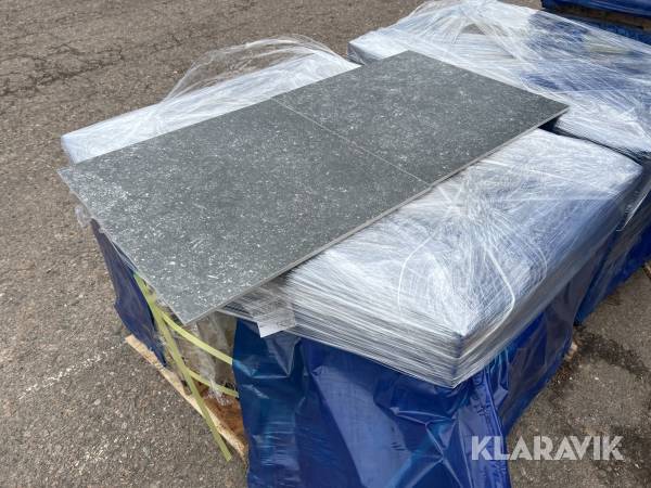 Granitkeramik Antracit grå 60x60 100kvm