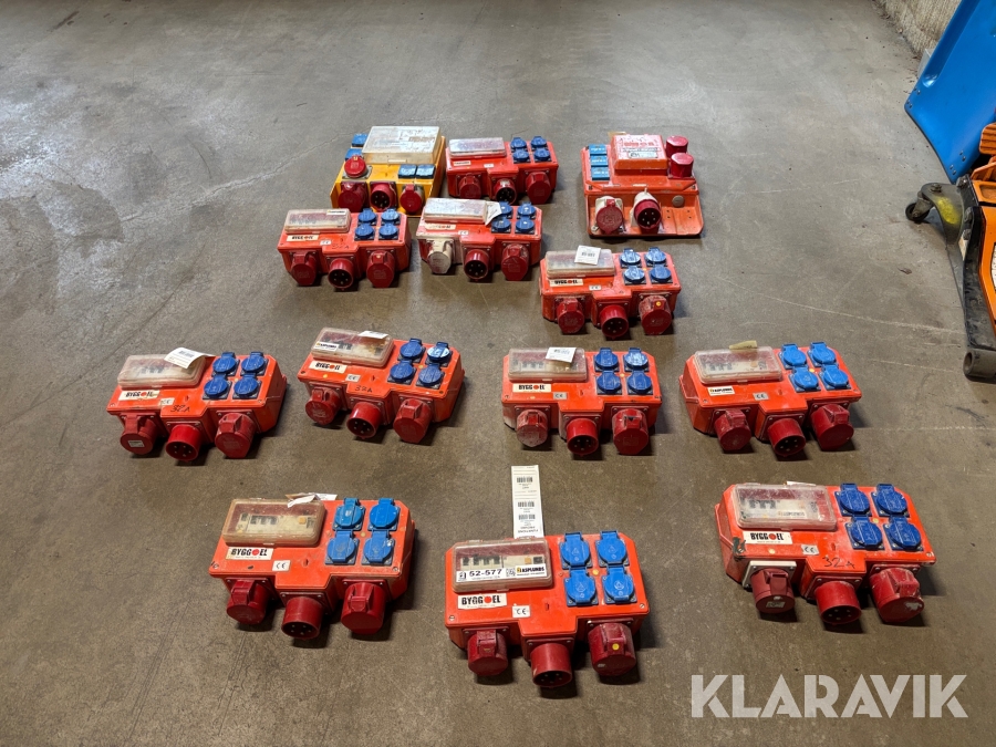 Undercentraler Bygg El 32 amp 13 st