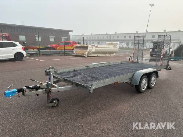 Maskinsläp/ fordonssläp Cabro 2500kg