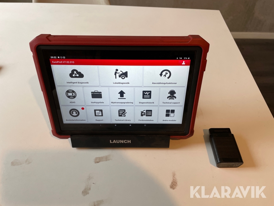 Diagnos Launch pro Launch X-431 Euro Pro 5 till fordon med videoscope