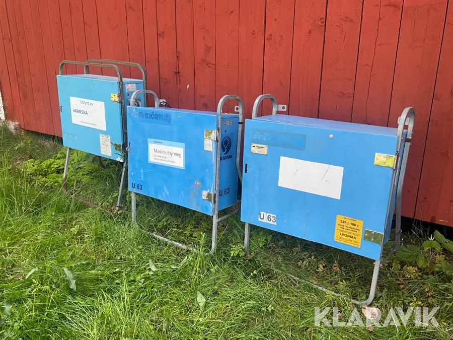 El-Björn U63 Och ZSF63 3 st