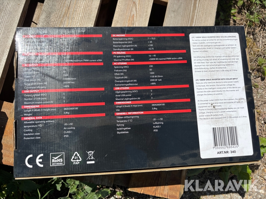 Inverter LTC 12-1000 Simson