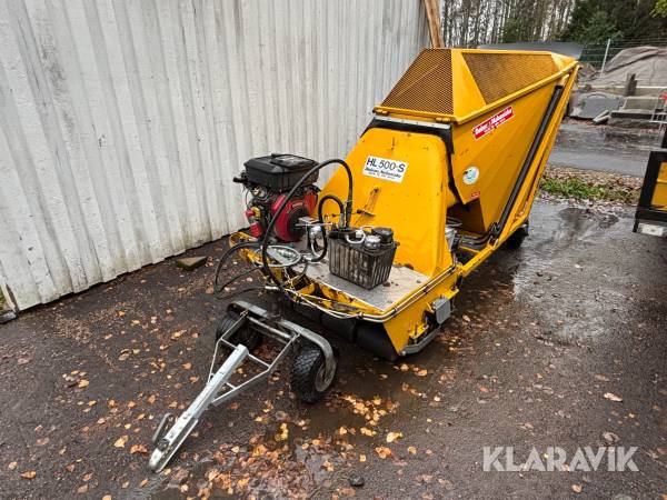 Parkstädningsmaskin / lövuppsamlare Dalums-mek HL 500-S