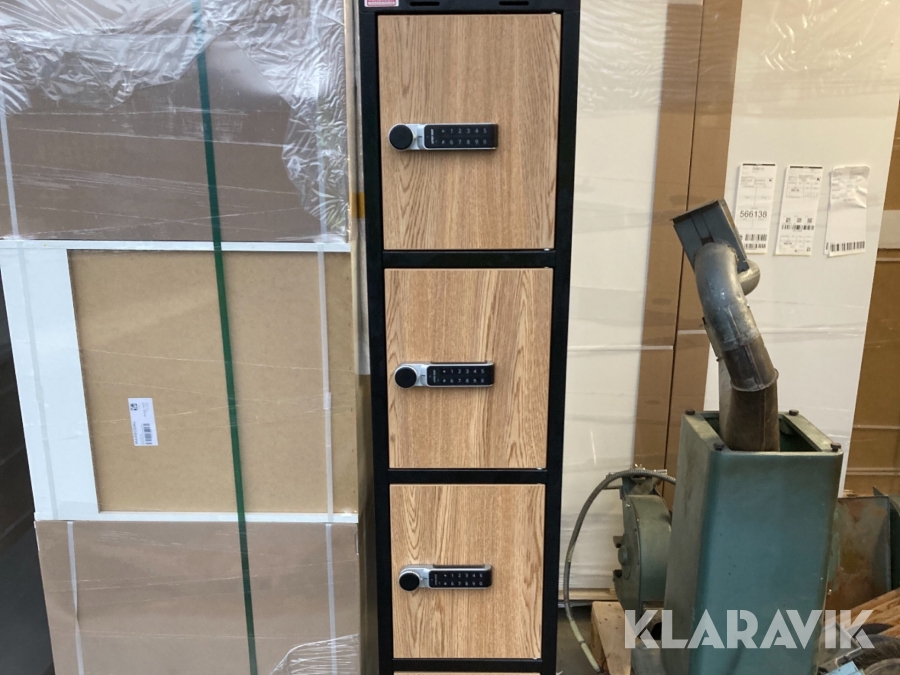 Plåtskåp med kodlås Sonesons inredningar