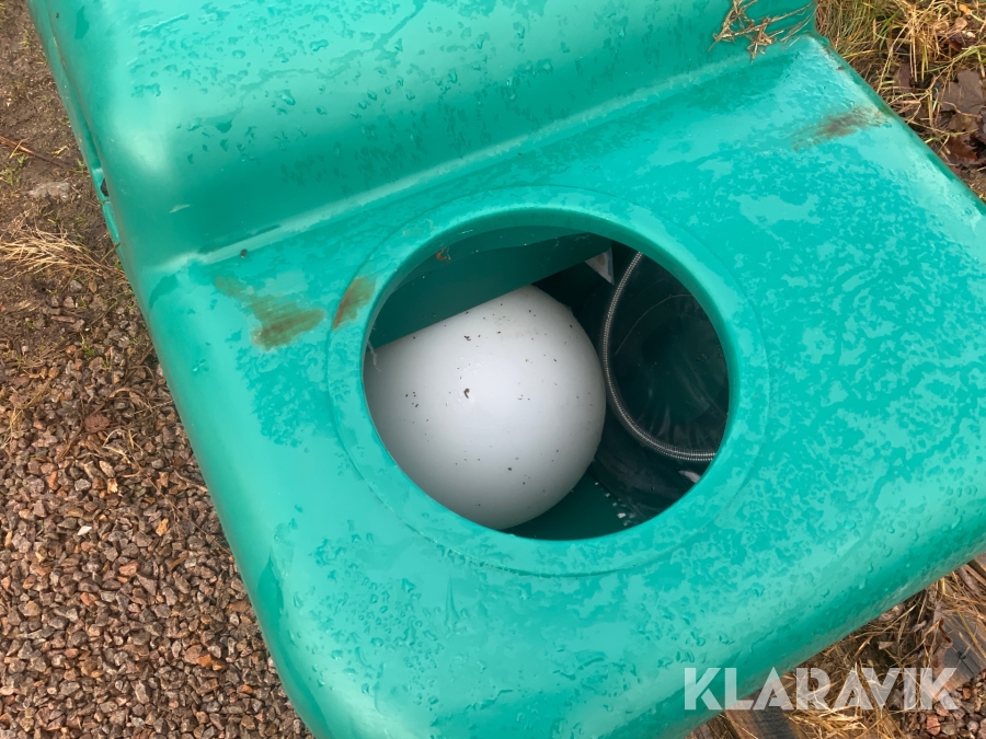 Frostfritt vattenkar för 80 liter Suevia 640, Vetlanda, Klar