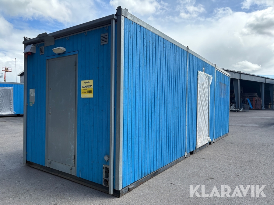 Personalmodul Moelven OMTDW6 med toalett och dusch