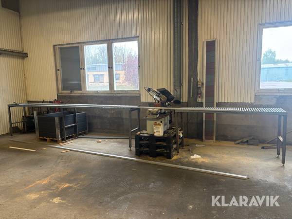 Metallbandsåg Europac UE-7120 med rullbord