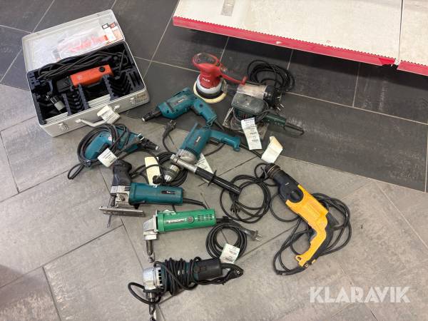 Handverktyg DeWalt, Makita, Hitachi, Fein