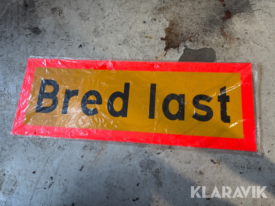 Bred Last skylt