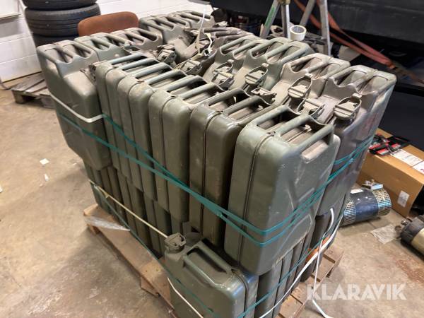 Pall med Jeepdunkar 30x20Liter