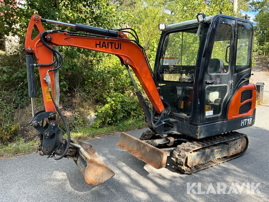 Grävmaskin Haitui HT18