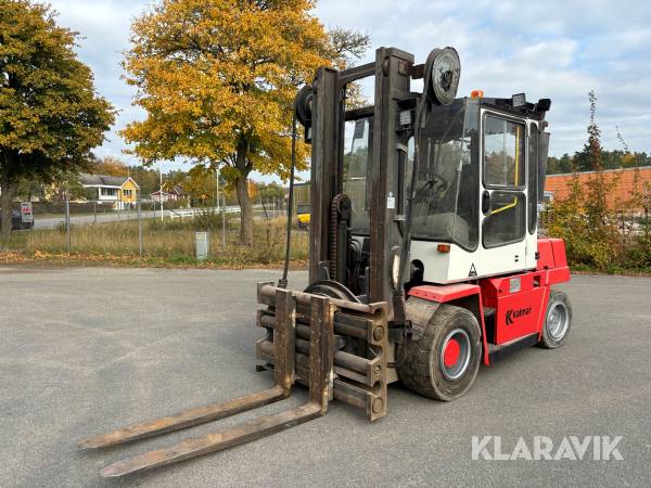 Motviktstruck Kalmar DCD-55 med snurrstativ