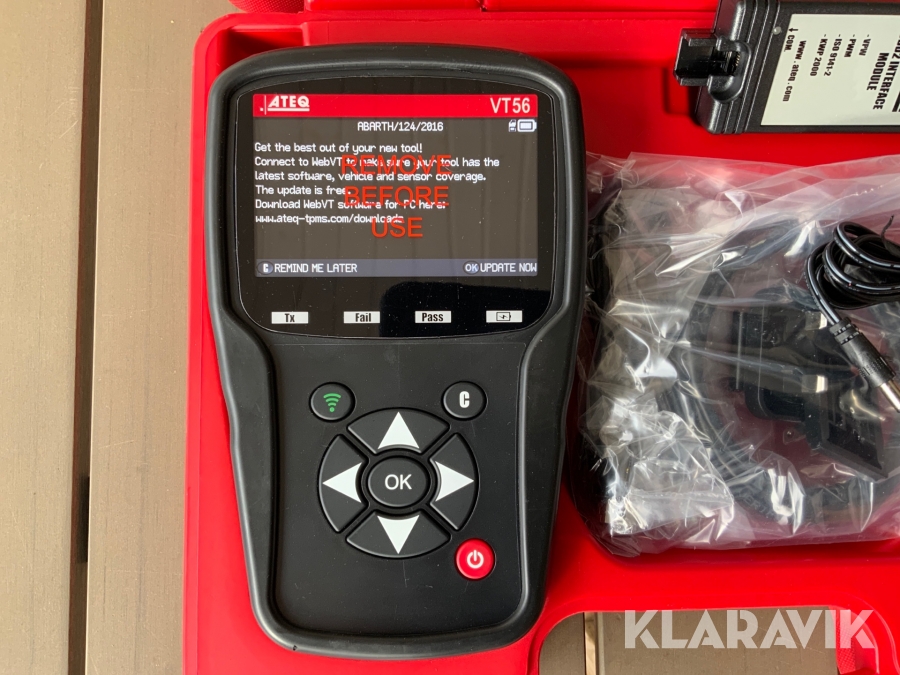 Dator till däcksensorer Ateq VT56 med OBD2