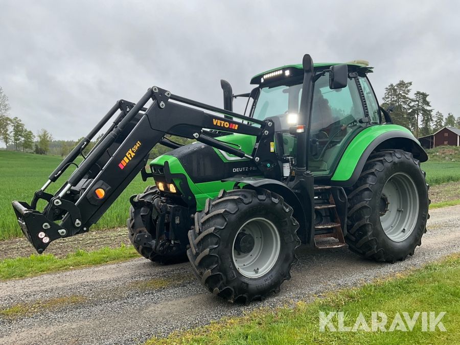 Traktor Deutz-Fahr 6150 TT42 med lastare och frontlyft
