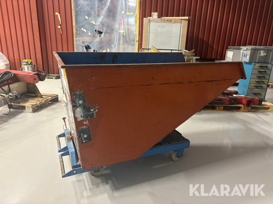 Tippcontainer på hjul