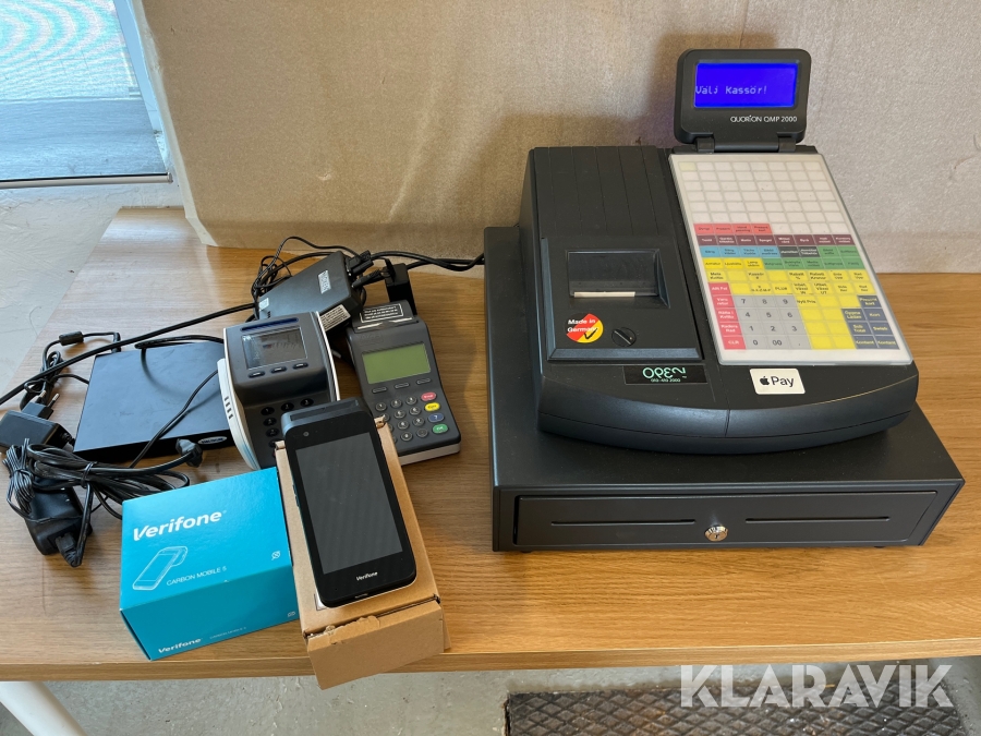 Kassaregister med dubbla kortläsare Quorion QMP 2000