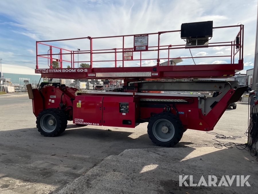 Vikbomslift Mec Titan boom 60-s