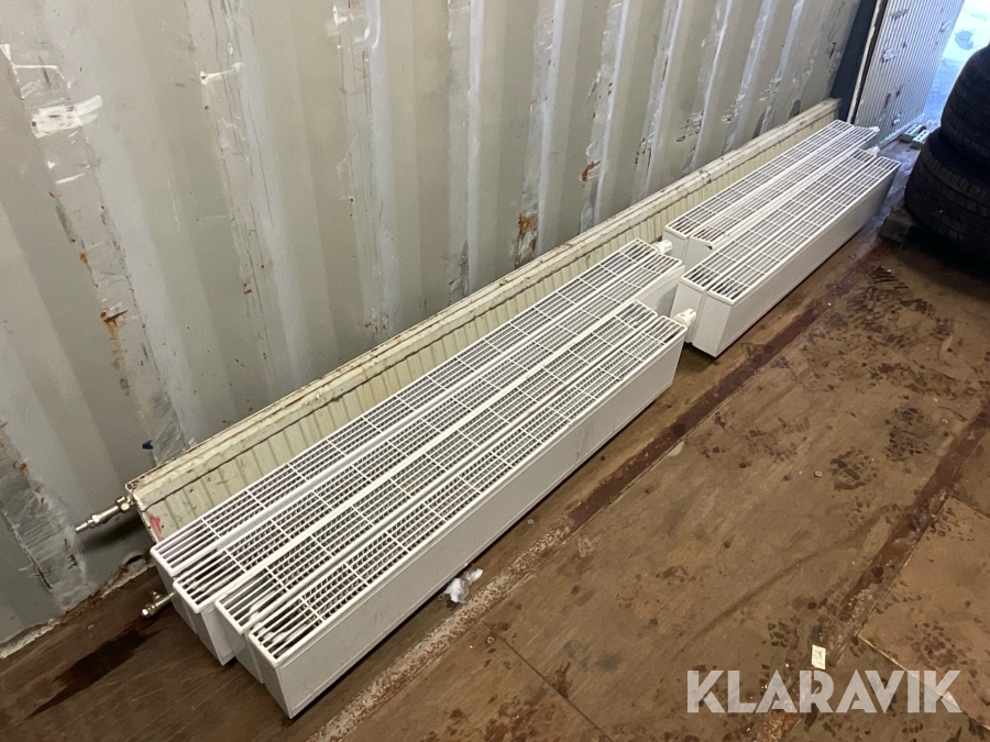 Radiatorer vattenburna 6st olika storlekar