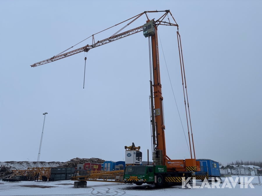 Special vehicle truck mounted mobile tower crane Spierings 598