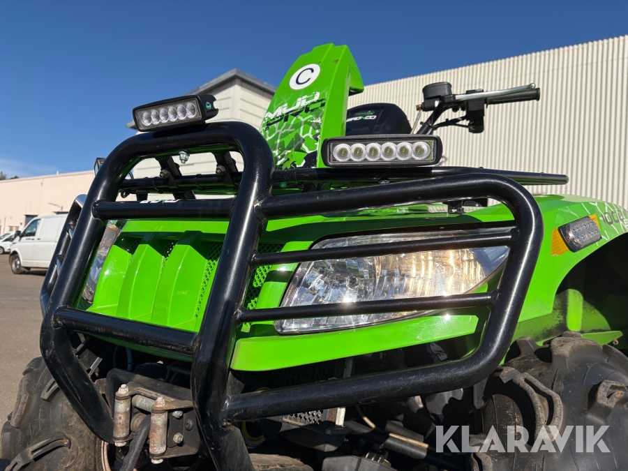 ATV Arctic Cat Mud Pro 1000 EFI med snöplog