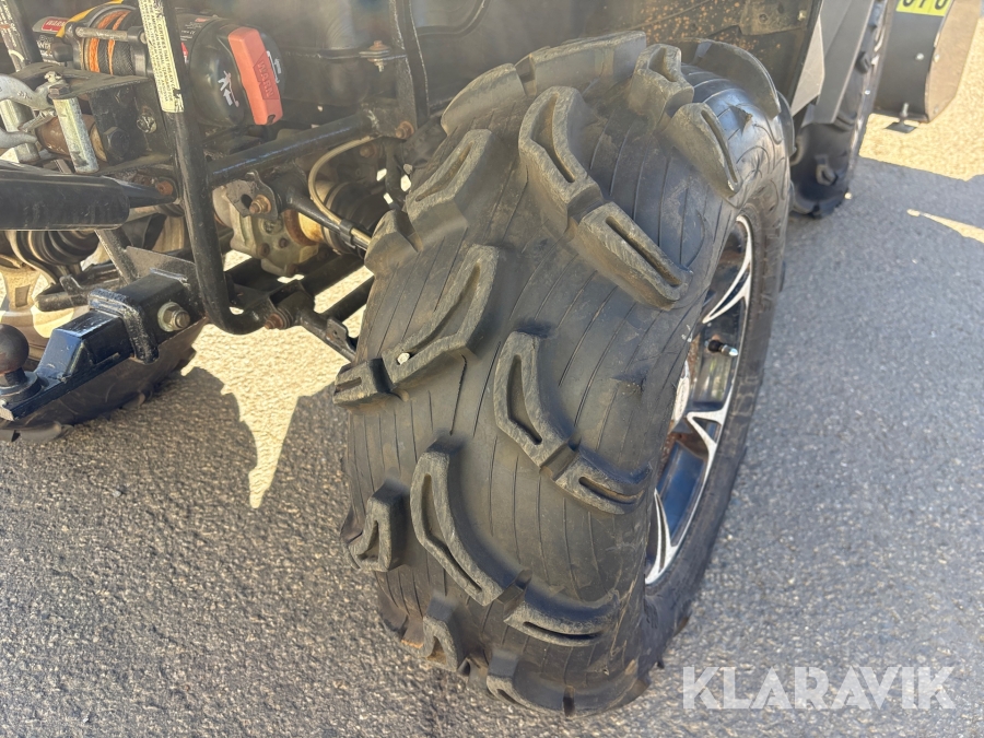 ATV Arctic Cat Mud Pro 1000 EFI med snöplog
