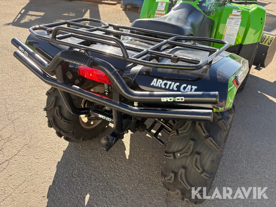ATV Arctic Cat Mud Pro 1000 EFI med snöplog