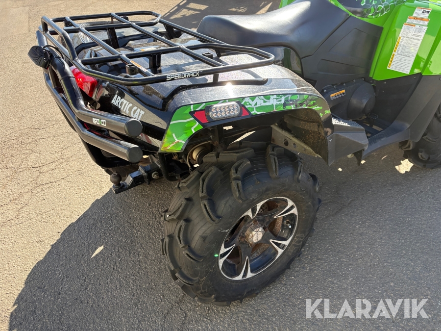 ATV Arctic Cat Mud Pro 1000 EFI med snöplog